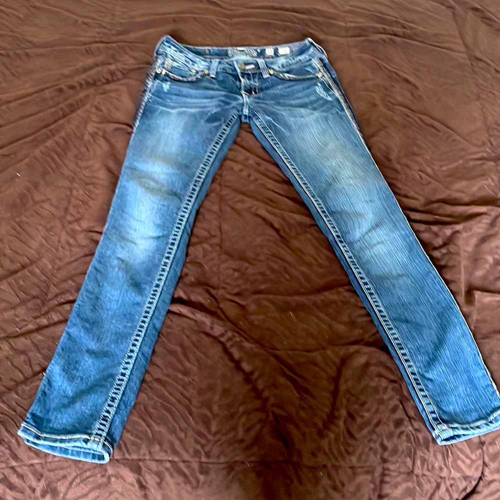 Miss Me Skinny Jeans size 28x32
